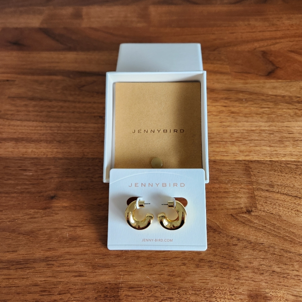 Jenny Bird Gold Hoop Earrings